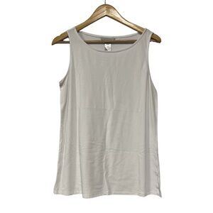 New - Multiples White Women's Sleeveless Tank Top